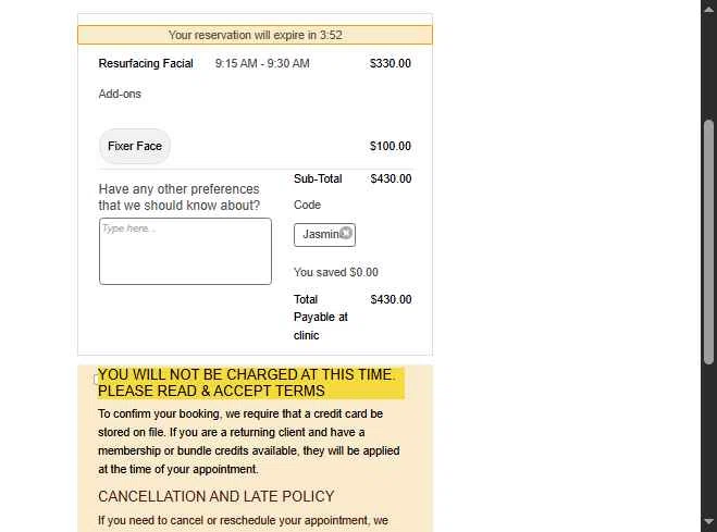 Skin Laundry checkout page showing Skin Laundry promo code box | Screenshot taken by SimplyCodes community member on Nov 23, 2025