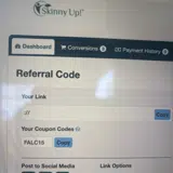 Skinny Up coupon verification screenshot