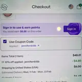 SkinSeoul coupon verification screenshot