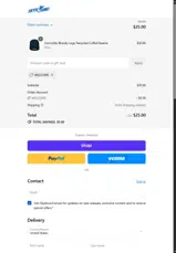WELCOME coupon verification screenshot