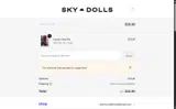 Sky Dolls coupon verification screenshot