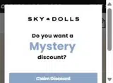Sky Dolls coupon verification screenshot