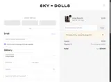 Sky Dolls coupon verification screenshot