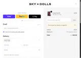 Sky Dolls coupon verification screenshot
