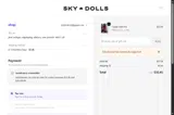 Sky Dolls coupon verification screenshot