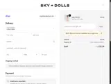 Sky Dolls coupon verification screenshot
