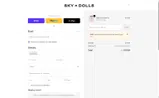 Sky Dolls coupon verification screenshot