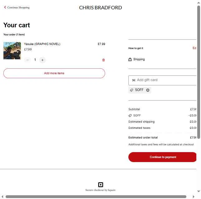 Skyn Studio checkout page showing Skyn Studio promo code box | Screenshot taken by SimplyCodes community member on Jul 10, 2025