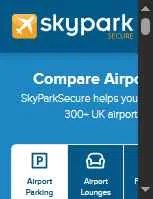 SkyParkSecure - Airport Parking checkout page showing SkyParkSecure - Airport Parking discount code box | Screenshot taken by SimplyCodes community member on Feb 27, 2026