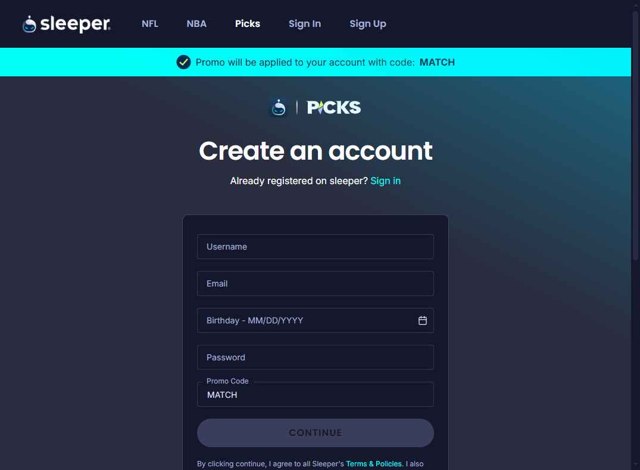 ‎Sleeper checkout page showing ‎Sleeper promo code box | Screenshot taken by SimplyCodes community member on Jul 18, 2025