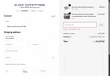 Sleep Outfitters coupon verification screenshot