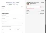 Sleep Outfitters coupon verification screenshot