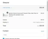 SLEEPSIA10 coupon verification screenshot