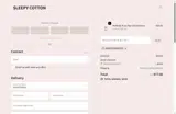 Sleepy Cotton coupon verification screenshot