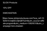 KIMCHASTAIN coupon verification screenshot