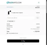 Slick Vapes coupon verification screenshot