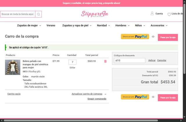 Slippersin checkout page showing Slippersin discount code box | Screenshot taken by SimplyCodes community member on Sep 11, 2025