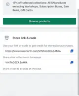 VINTAGECASAMIA coupon verification screenshot