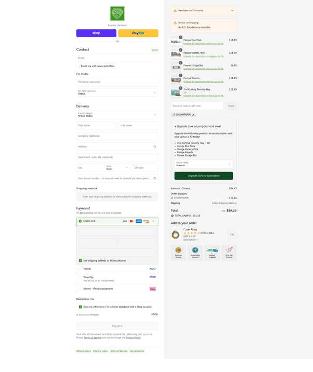 Small Pet Select checkout page showing Small Pet Select discount code box | Screenshot taken by SimplyCodes community member on Sep 8, 2025