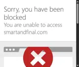 Smart & Final coupon verification screenshot