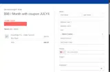 JULY4 coupon verification screenshot