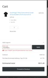 FOOTBALL coupon verification screenshot