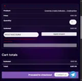 Smart Ea Incubator coupon verification screenshot