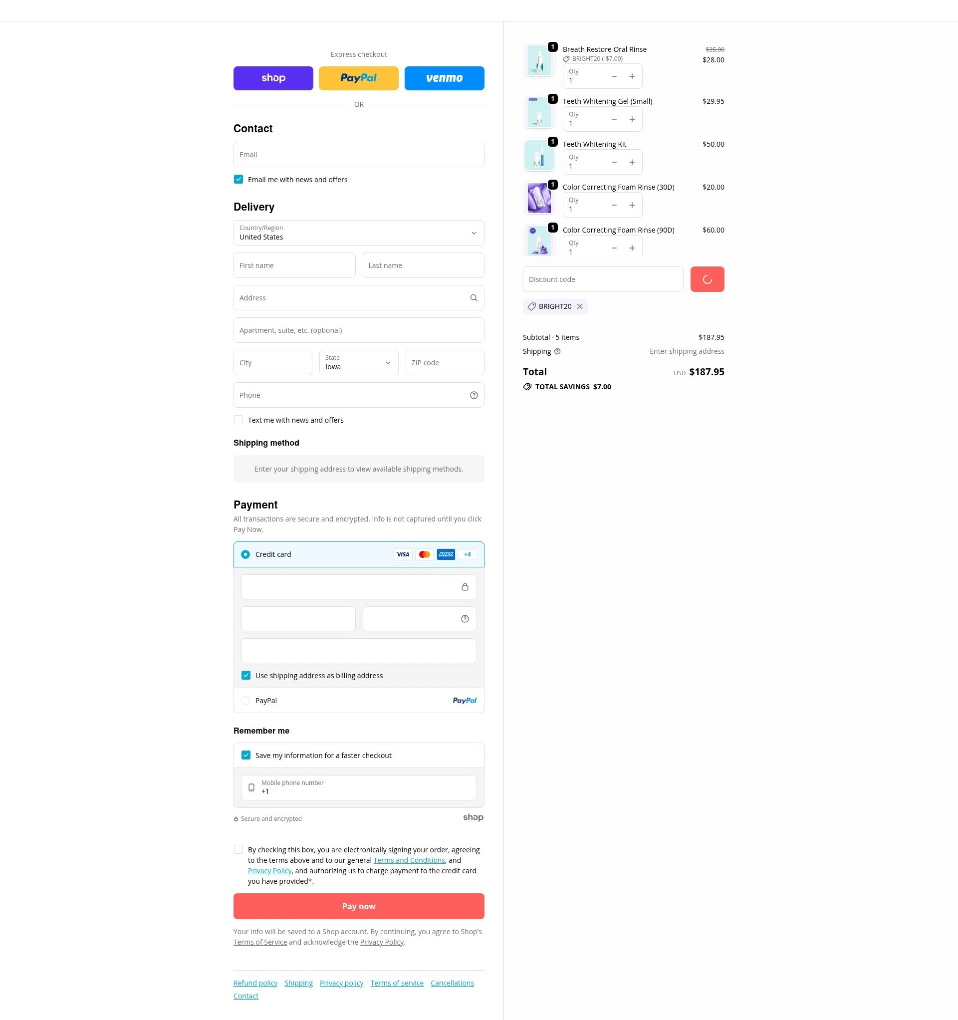 Smileactives checkout page showing Smileactives discount code box | Screenshot taken by SimplyCodes community member on Jan 21, 2026