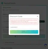 EVA15 coupon verification screenshot