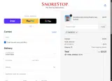 SNORES15 coupon verification screenshot