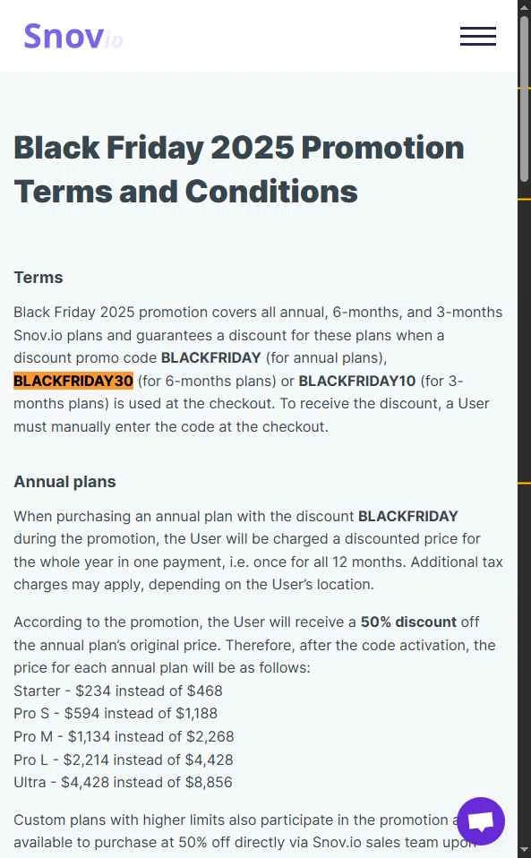 Snovio checkout page showing Snovio promo code box | Screenshot taken by SimplyCodes community member on Dec 19, 2025