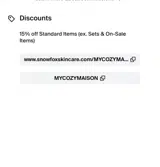 MYCOZYMAISON coupon verification screenshot