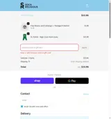WELCOME10 coupon verification screenshot