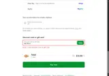 Sogno Toscano coupon verification screenshot