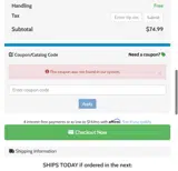 SC25RSC coupon verification screenshot