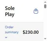 Sole Play ATL coupon verification screenshot