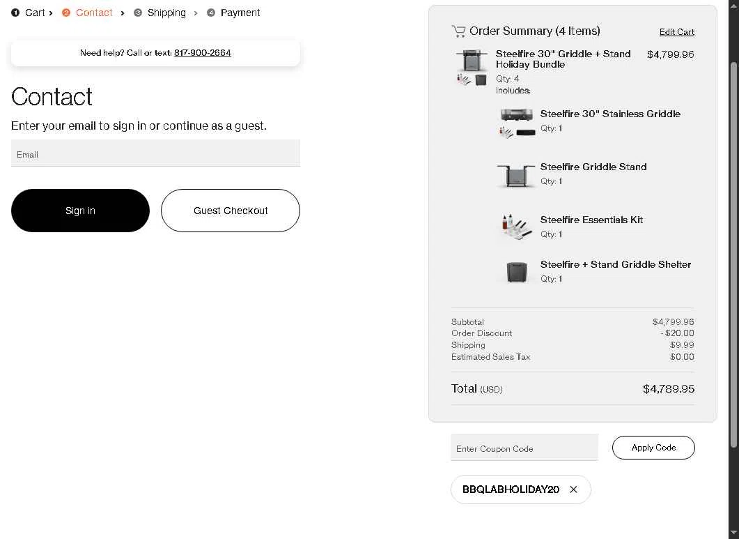 Solo Stove checkout page showing Solo Stove coupon code box | Screenshot taken by SimplyCodes community member on Dec 1, 2025