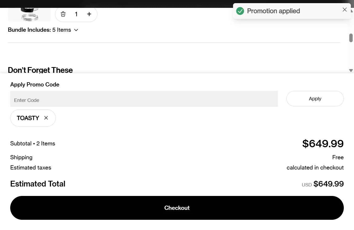 Solo Stove checkout page showing Solo Stove coupon code box | Screenshot taken by SimplyCodes community member on Dec 30, 2025