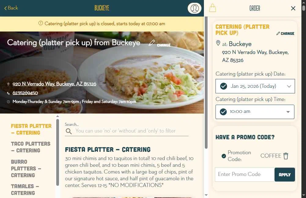 Someburros checkout page showing Someburros promo code box | Screenshot taken by SimplyCodes community member on Jan 25, 2026