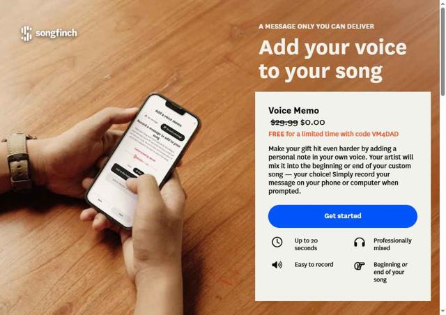 Songfinch checkout page showing Songfinch promo code box | Screenshot taken by SimplyCodes community member on Jul 9, 2025