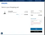 Sonicare coupon verification screenshot