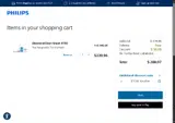 Sonicare coupon verification screenshot