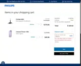 Sonicare coupon verification screenshot