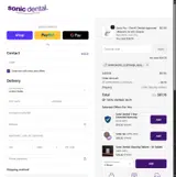 Sonic Dental coupon verification screenshot