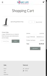 TOPGOLD coupon verification screenshot