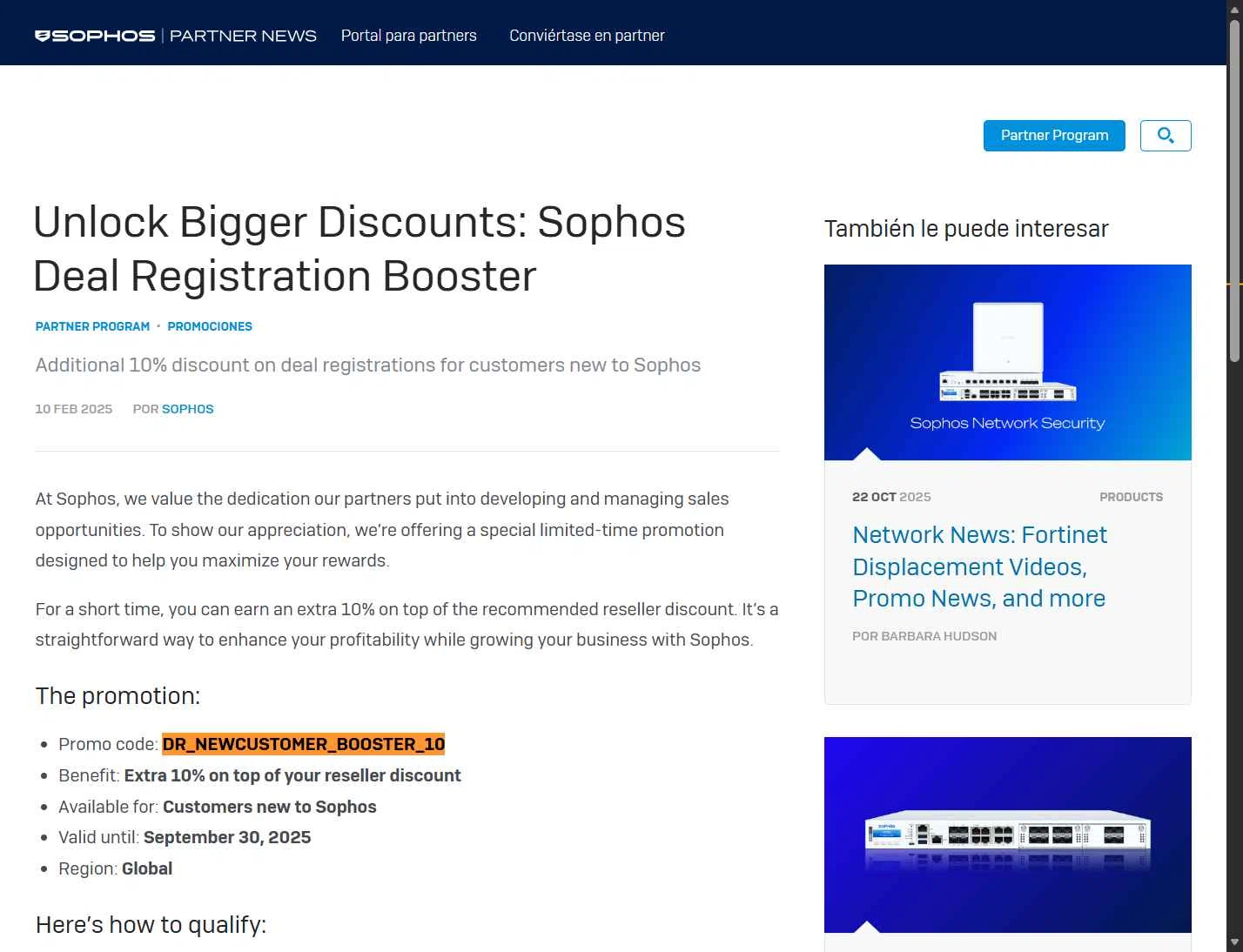 Sophos checkout page showing Sophos promo code box | Screenshot taken by SimplyCodes community member on Feb 15, 2026