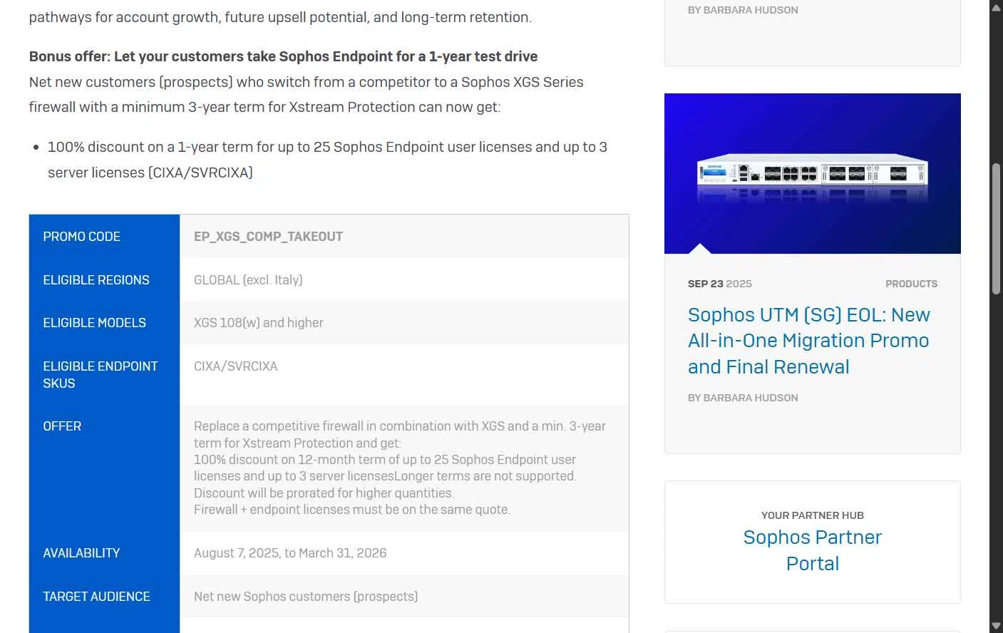 Sophos checkout page showing Sophos promo code box | Screenshot taken by SimplyCodes community member on Nov 12, 2025