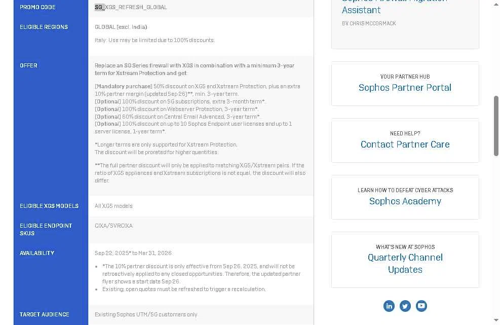 Sophos checkout page showing Sophos promo code box | Screenshot taken by SimplyCodes community member on Nov 16, 2025