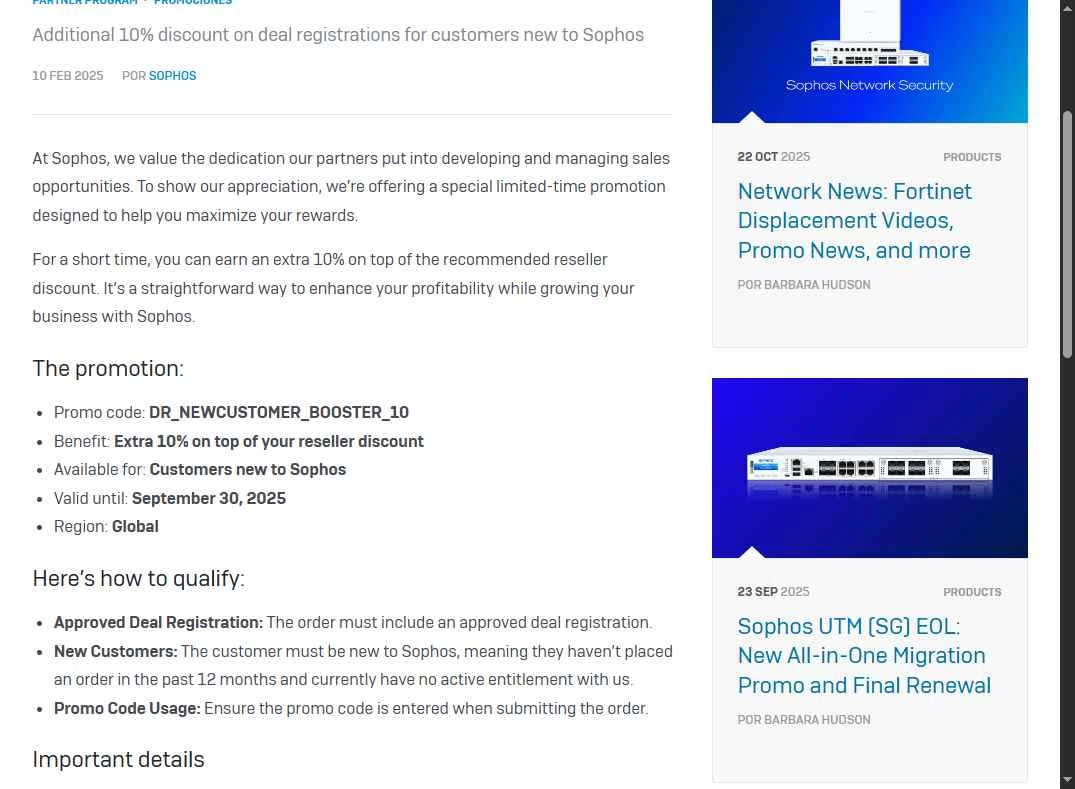 Sophos checkout page showing Sophos promo code box | Screenshot taken by SimplyCodes community member on Dec 19, 2025