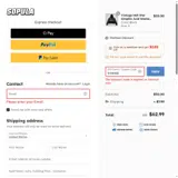 EVAN20 coupon verification screenshot